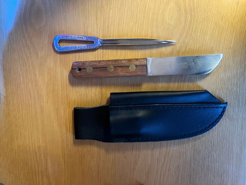 Rigge kniv sett