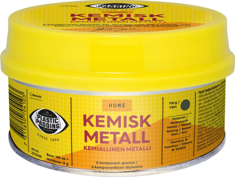 Kjemisk metall 180 ml - Plastic Padding